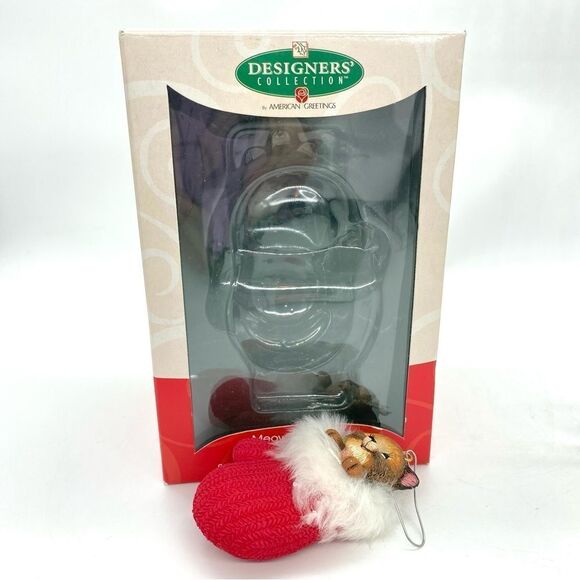 Vintage American Greetings Designers Collection Cat Meowy Christmas Ornament - Picture 4 of 8